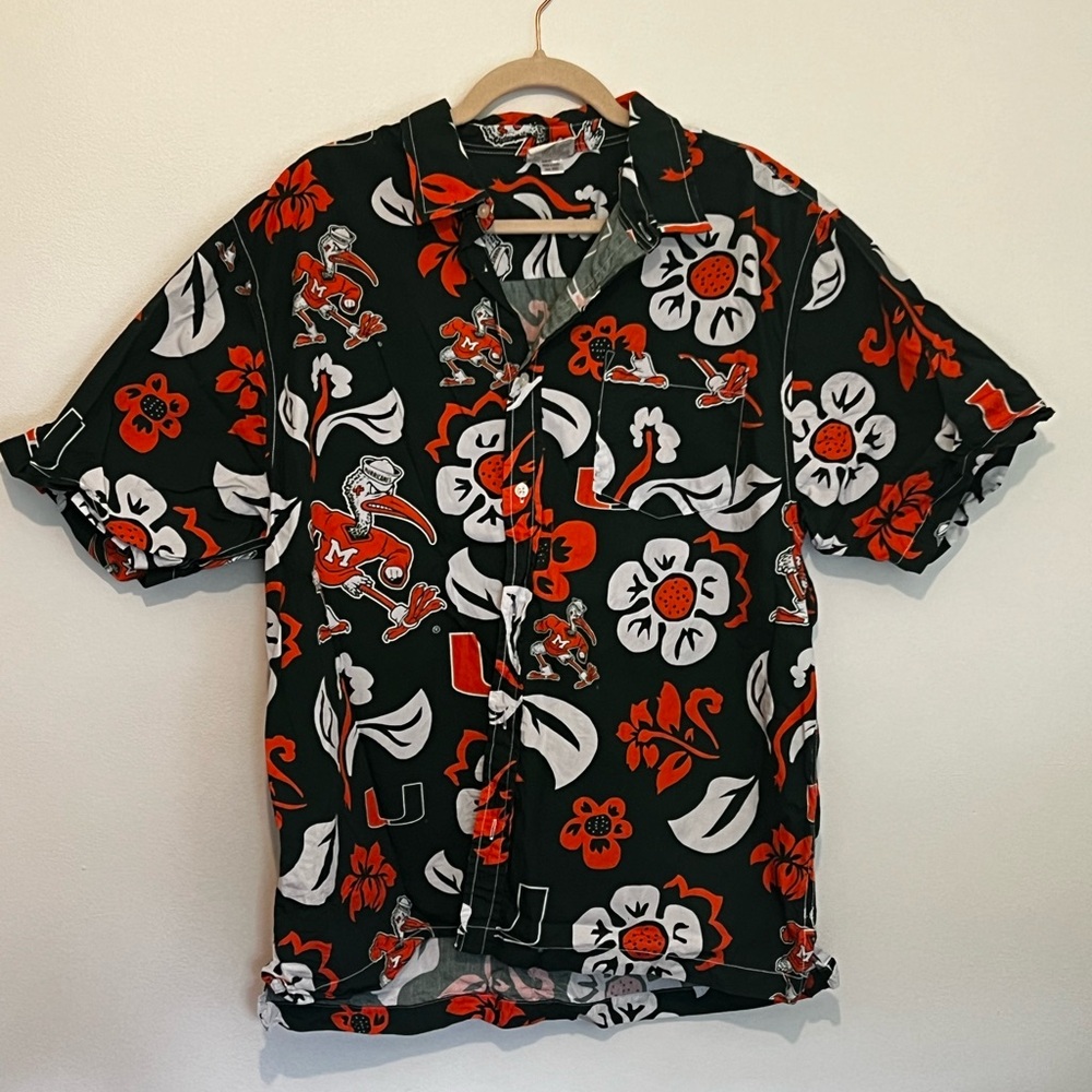 University of Miami vintage button down